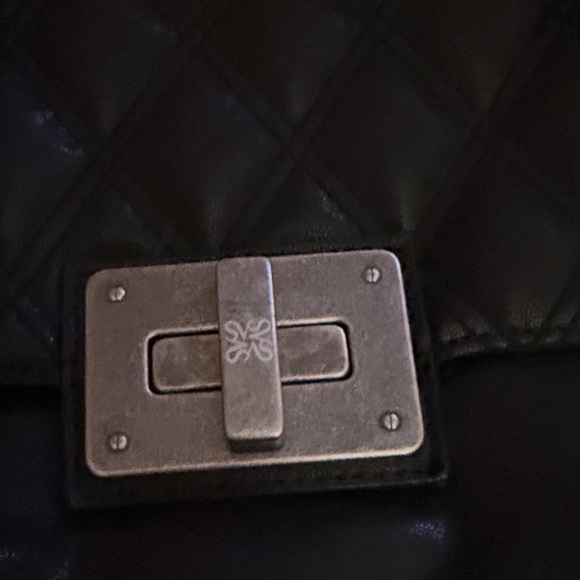 Simply Vera Vera Wang Black Quilted Shoulder Bag - Picture 2 of 8